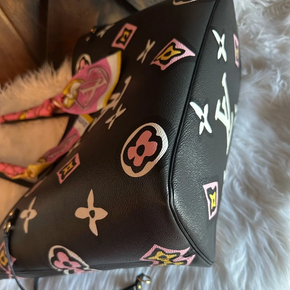 💖TRADE💖Limited Edition Louis Vuitton Wild at Heart Neverfull MM black - Picture 2 of 12